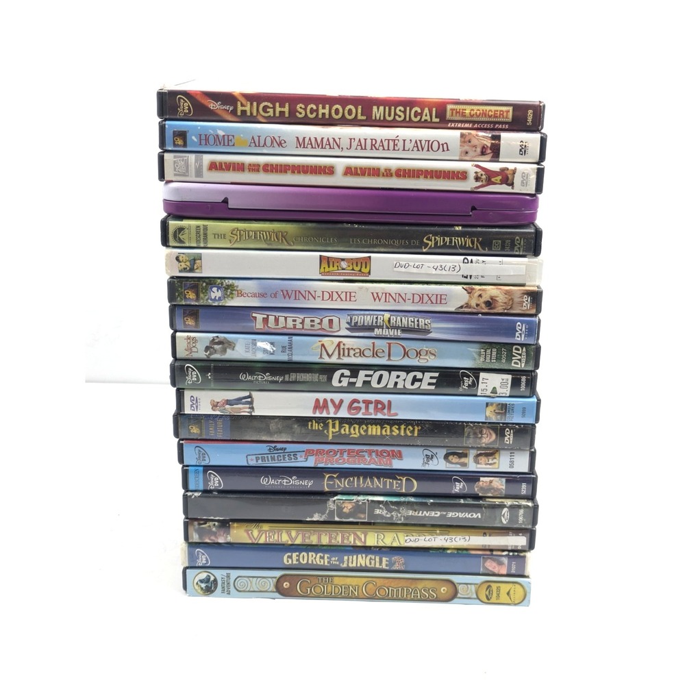 DVD‎ Lot 18 Movies Family Kids Cartoon